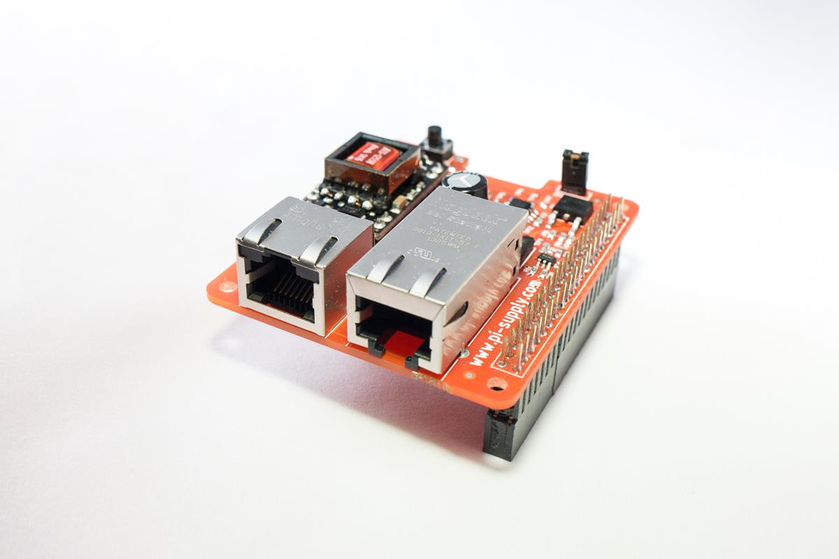 Pi PoE Switch HAT - Power over Ethernet for Raspberry Pi