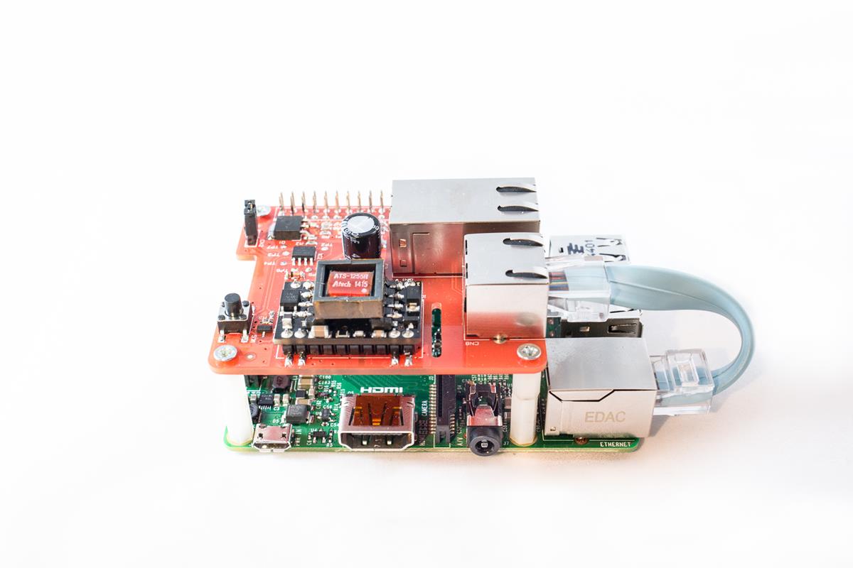 Pi PoE Switch HAT - Power over Ethernet for Raspberry Pi